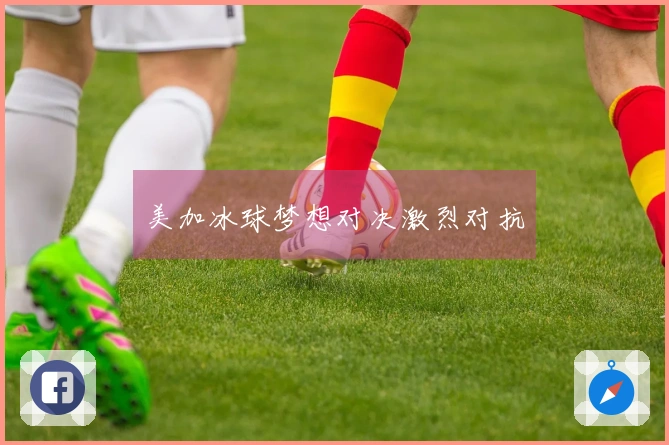 美加冰球梦想对决激烈对抗